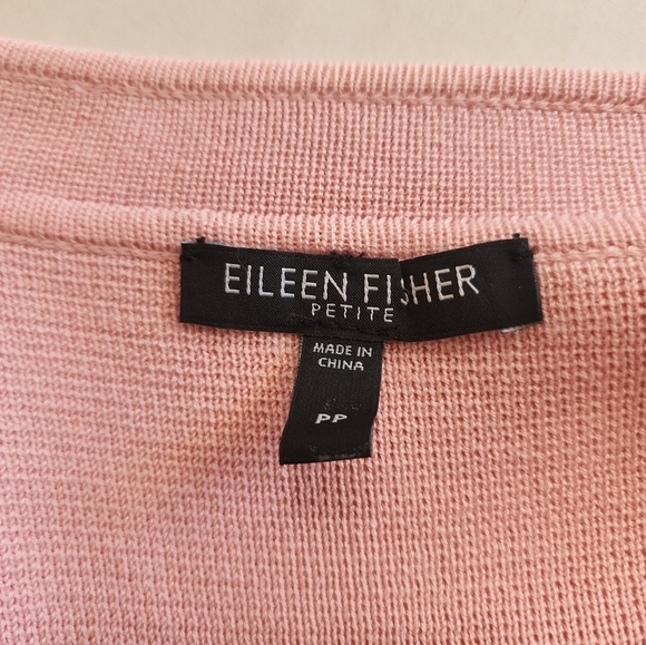 Eileen Fisher | Silk Cotton Sweater Cardigan, size XS Petite - Picture 3 of 7